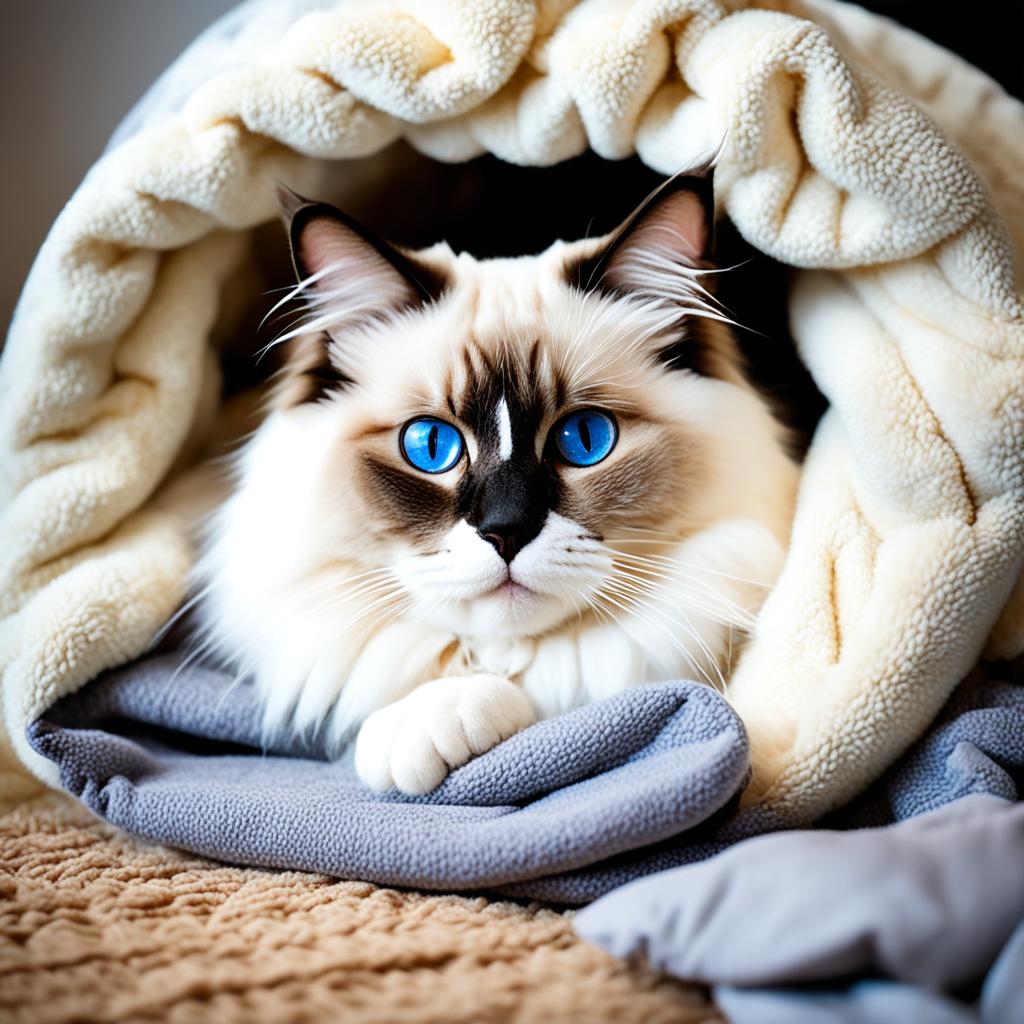 Ragdoll cat hiding solutions