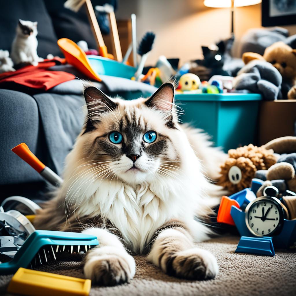 Ragdoll cat hiding tips