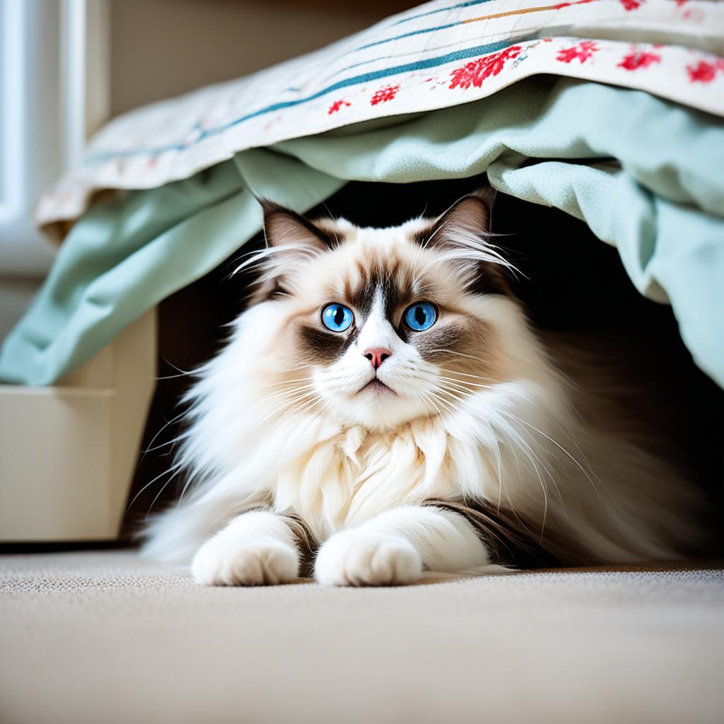 Ragdoll cat hiding tips