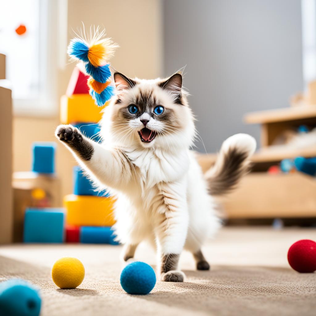 Ragdoll cat play behavior