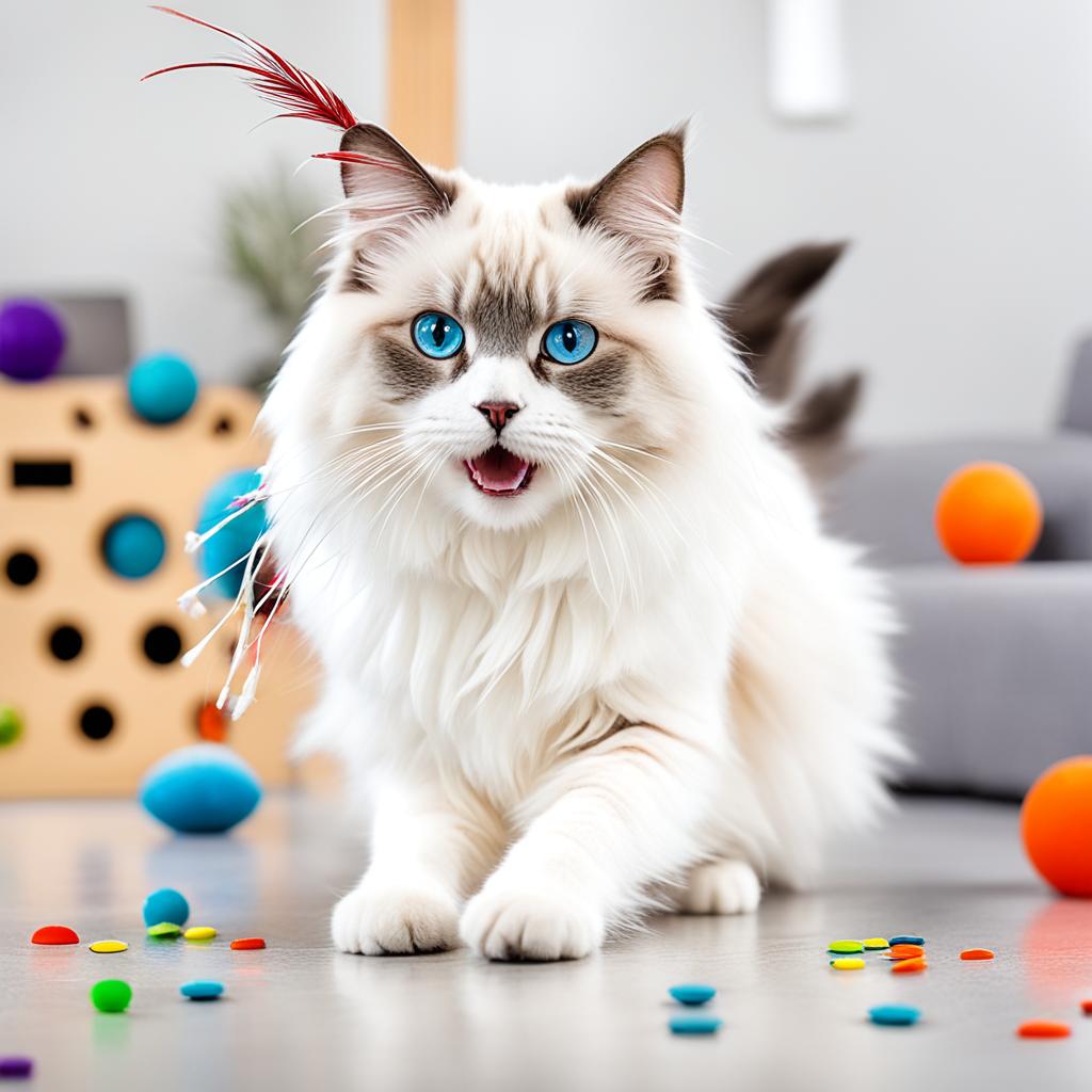 Ragdoll cat toys and interactive activities for Ragdoll cats