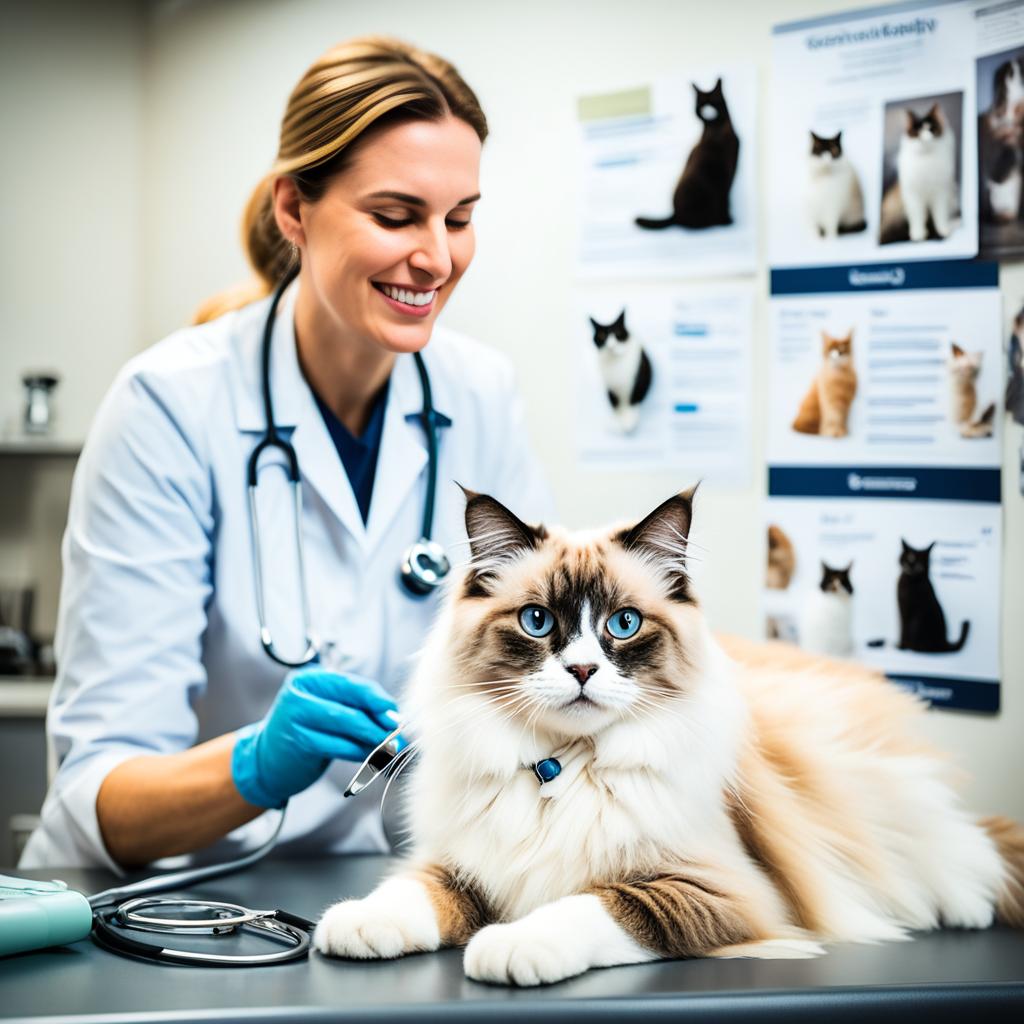 Ragdoll cat veterinary care