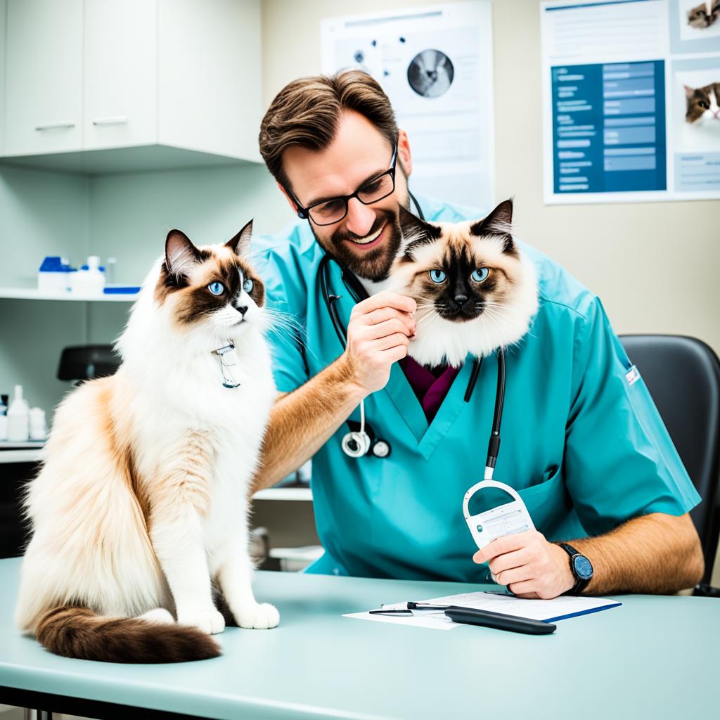 Regular vet check-ups for Ragdolls