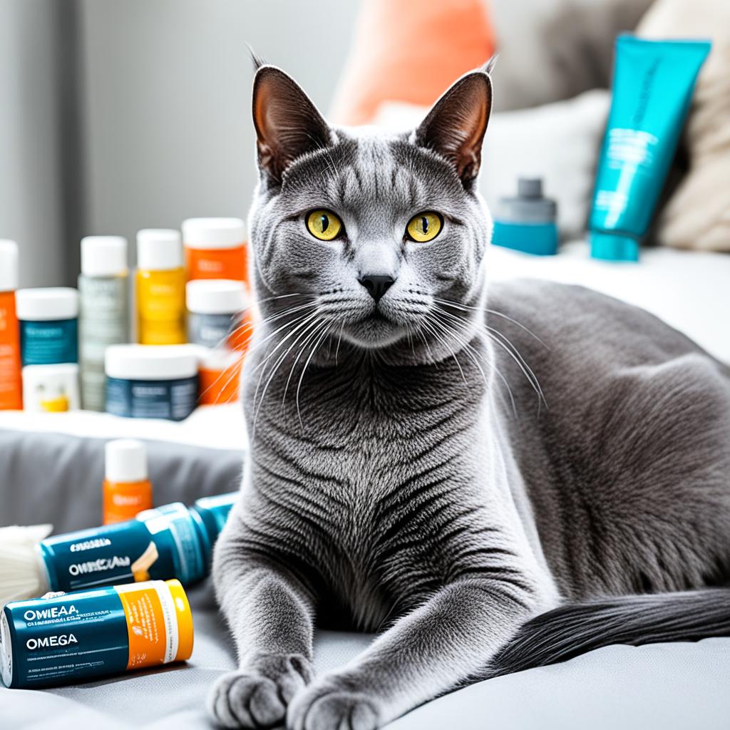 Remedies for Russian Blue cat dandruff