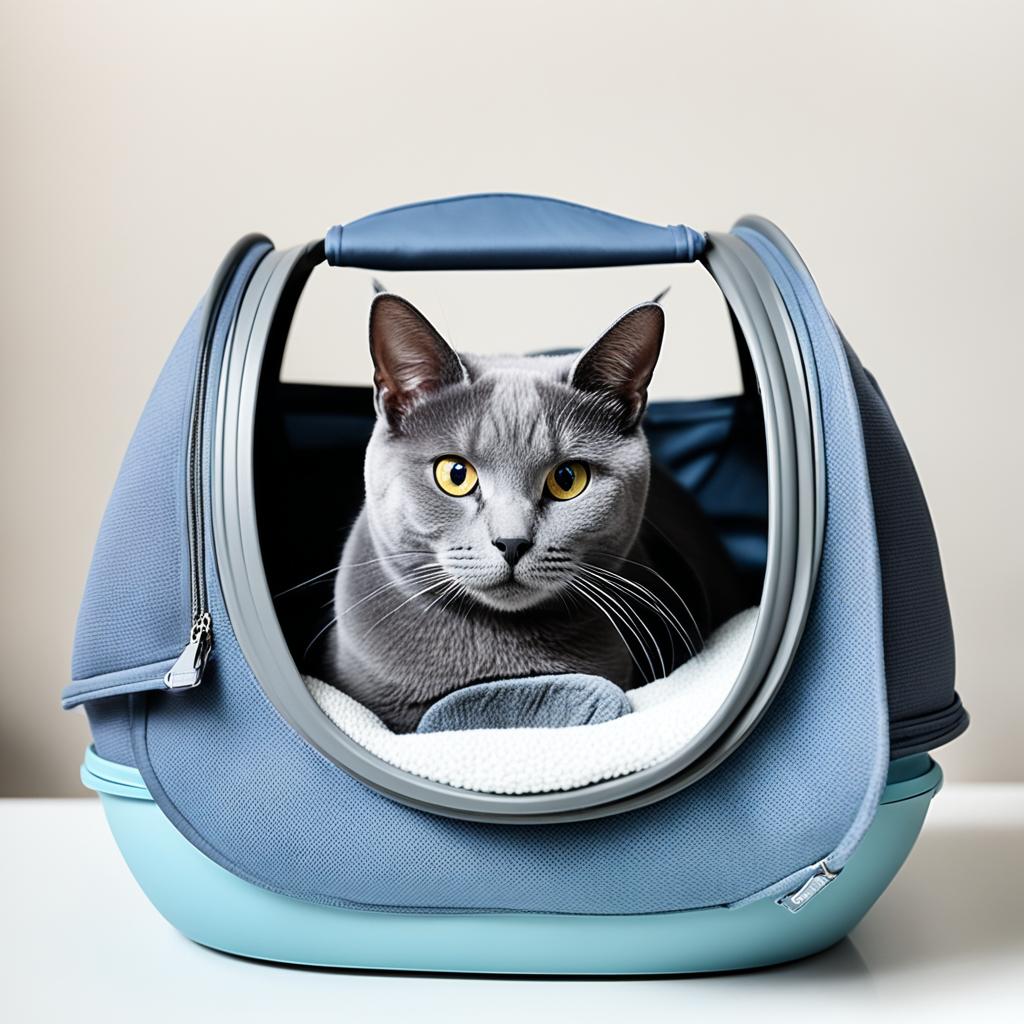 Russian Blue Cat travel requirements