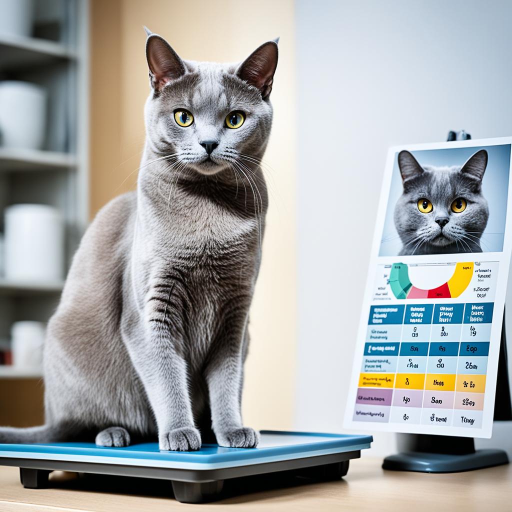Russian Blue Cat weight management