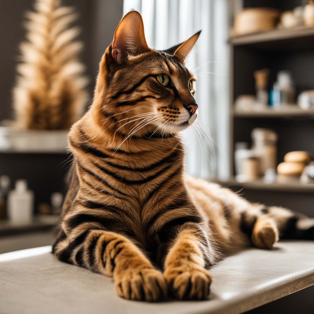 Savannah Cat grooming routine