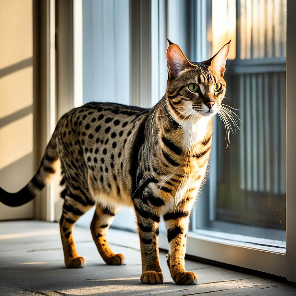 Savannah cat stress and anxiety