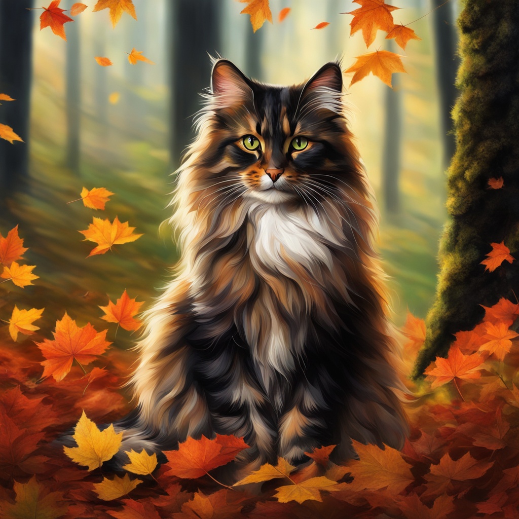 Tortoiseshell Norwegian Forest Cat Colors
