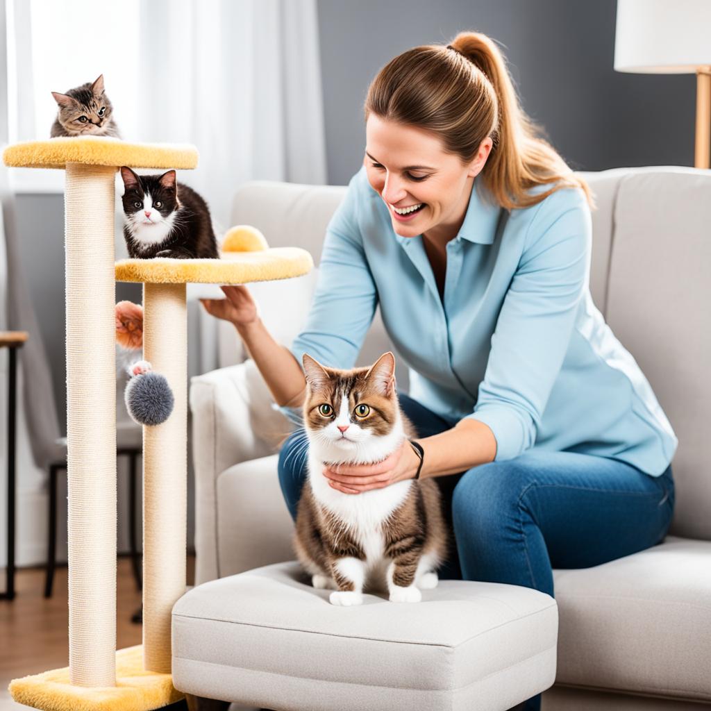 Training Munchkin Cats not to scratch furniture
