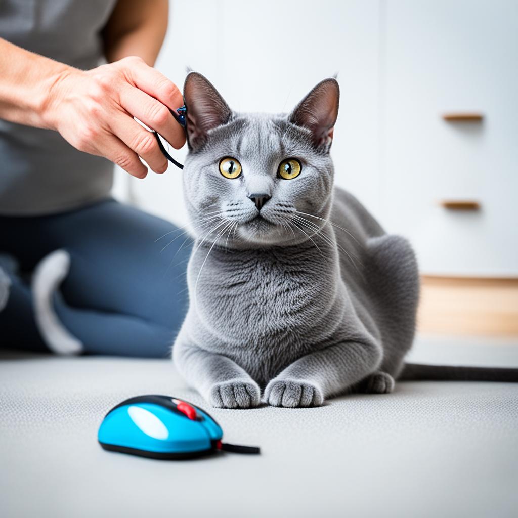 Training Techniques to Manage Aggression in Russian Blue Cats