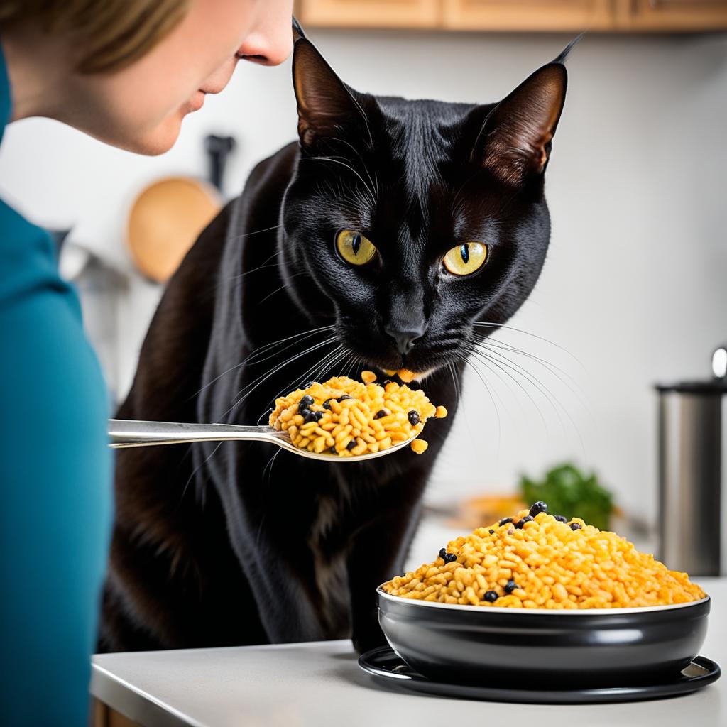Transitioning cat diets