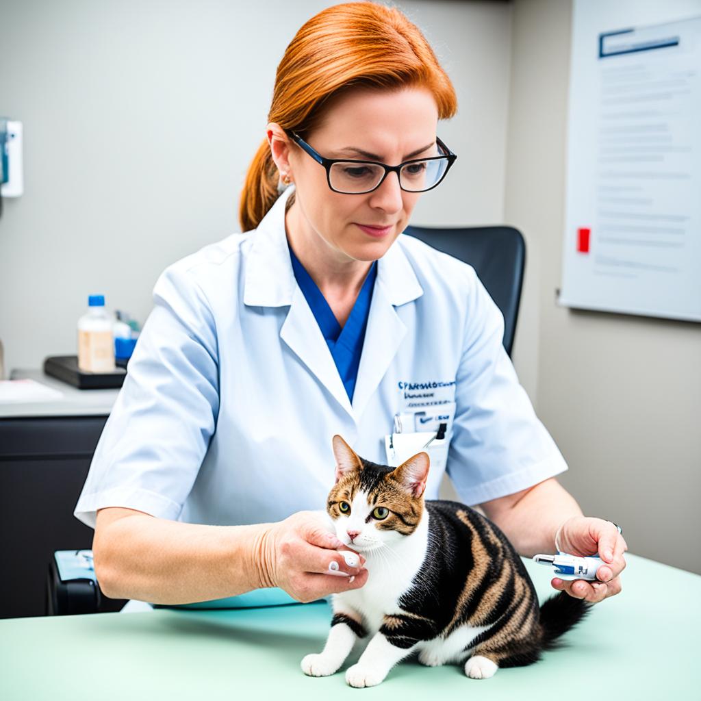 Veterinary assistance with cat allergies