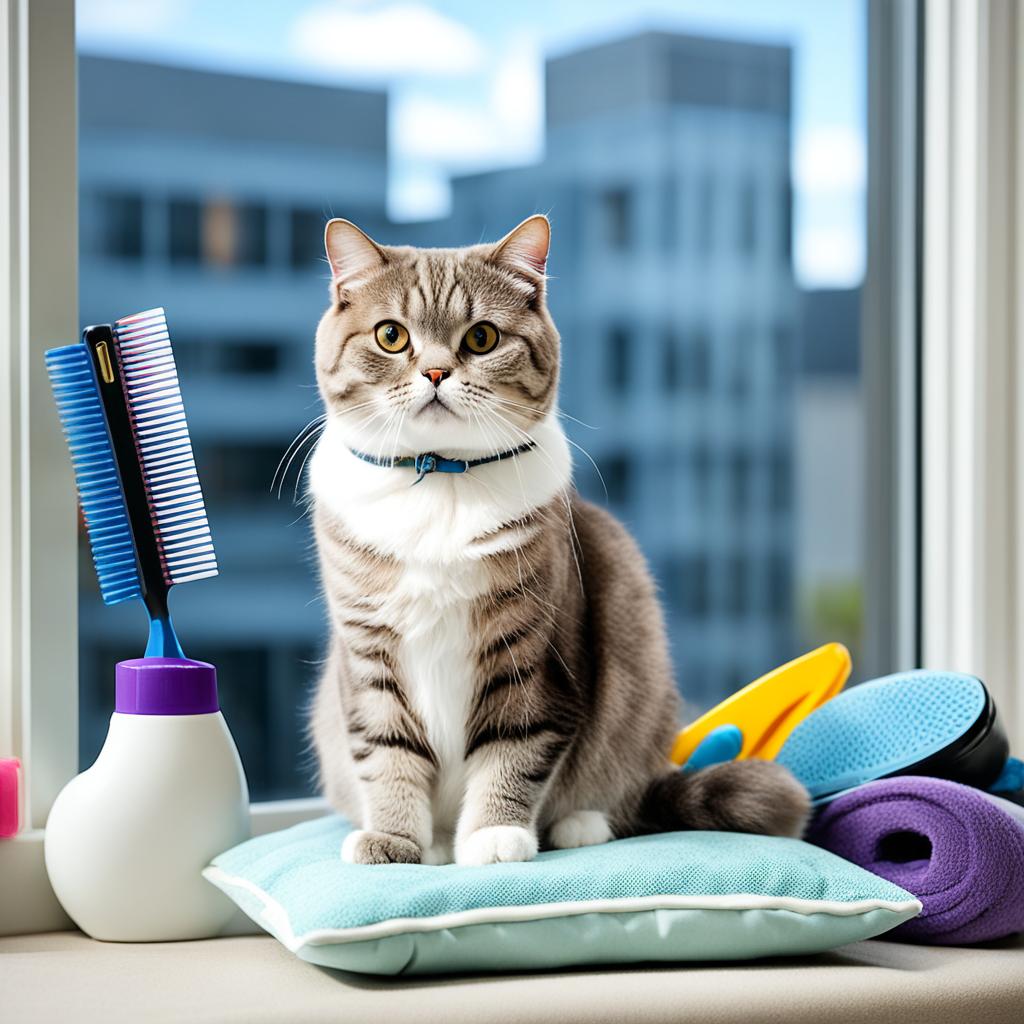 Ways to prevent tangles in Scottish Fold cat fur
