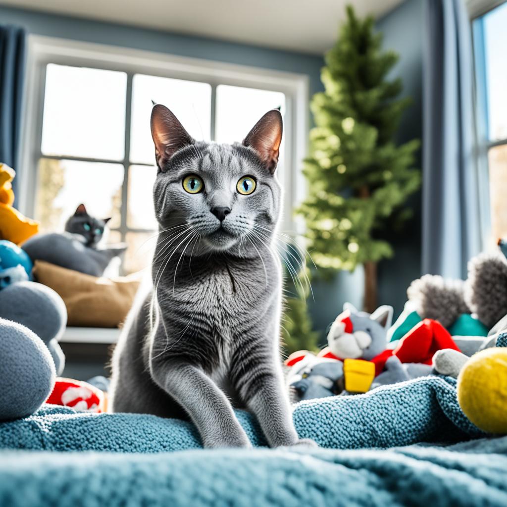Why Does My Russian Blue Cat Chase Its Tail?