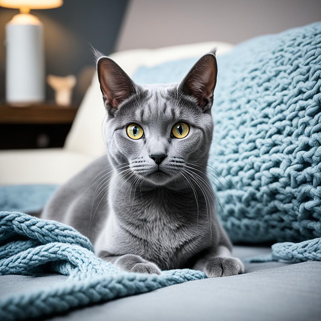 behavior modification for Russian Blue cats
