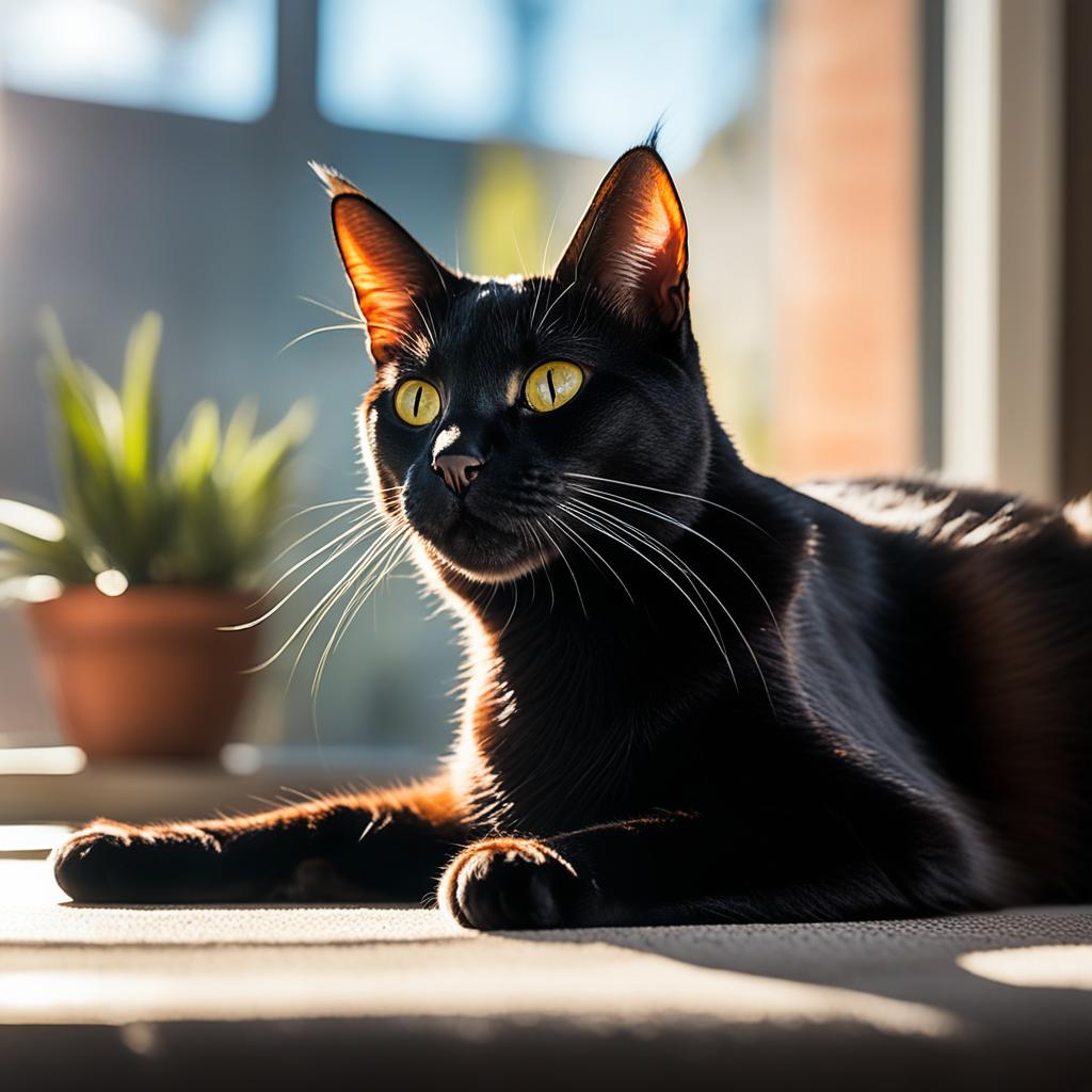 behaviors of a happy Bombay cat