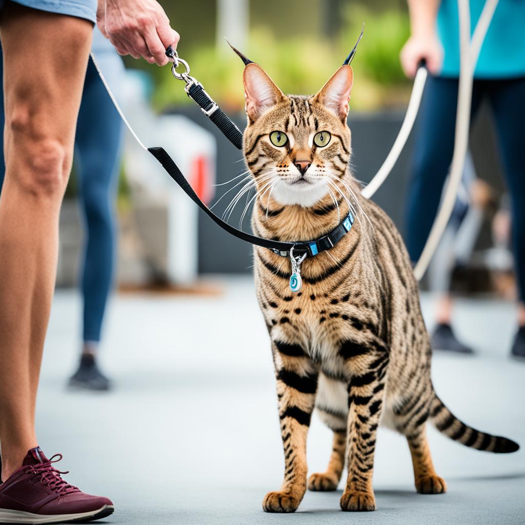 can you train a Savannah Cat to walk on a leash