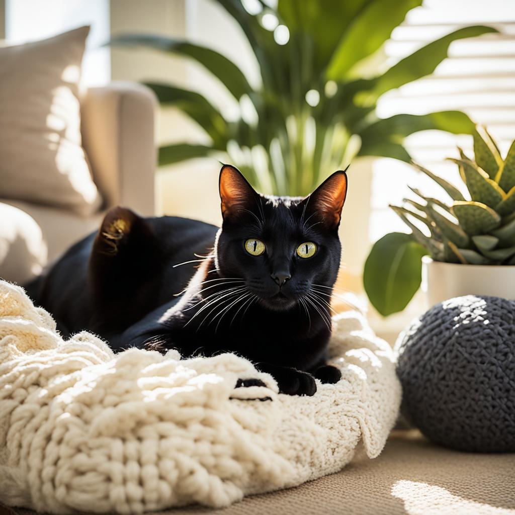 comfortable cat environment