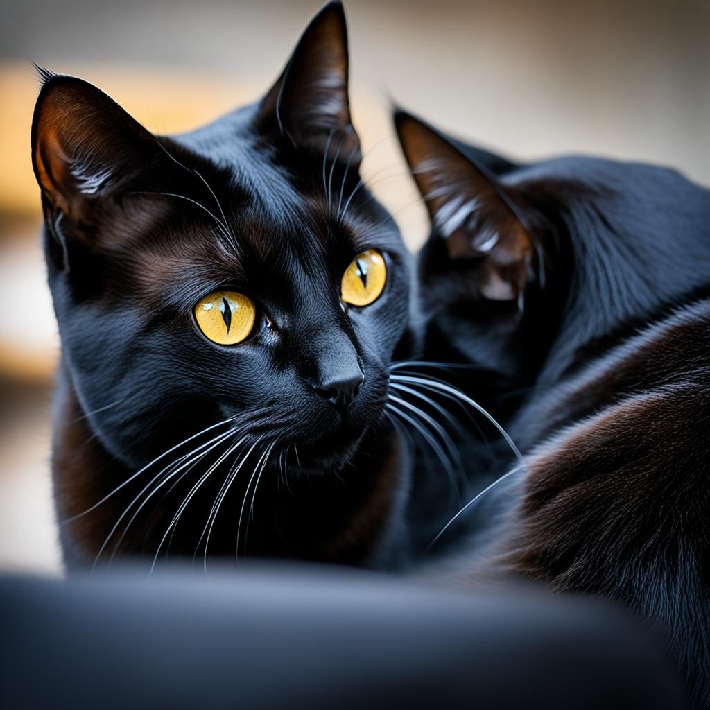 connection with Bombay cat