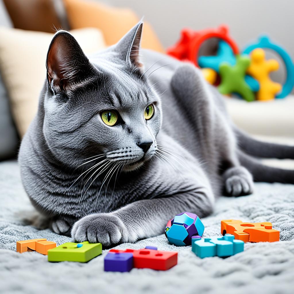 coping with Russian Blue cat anxiety