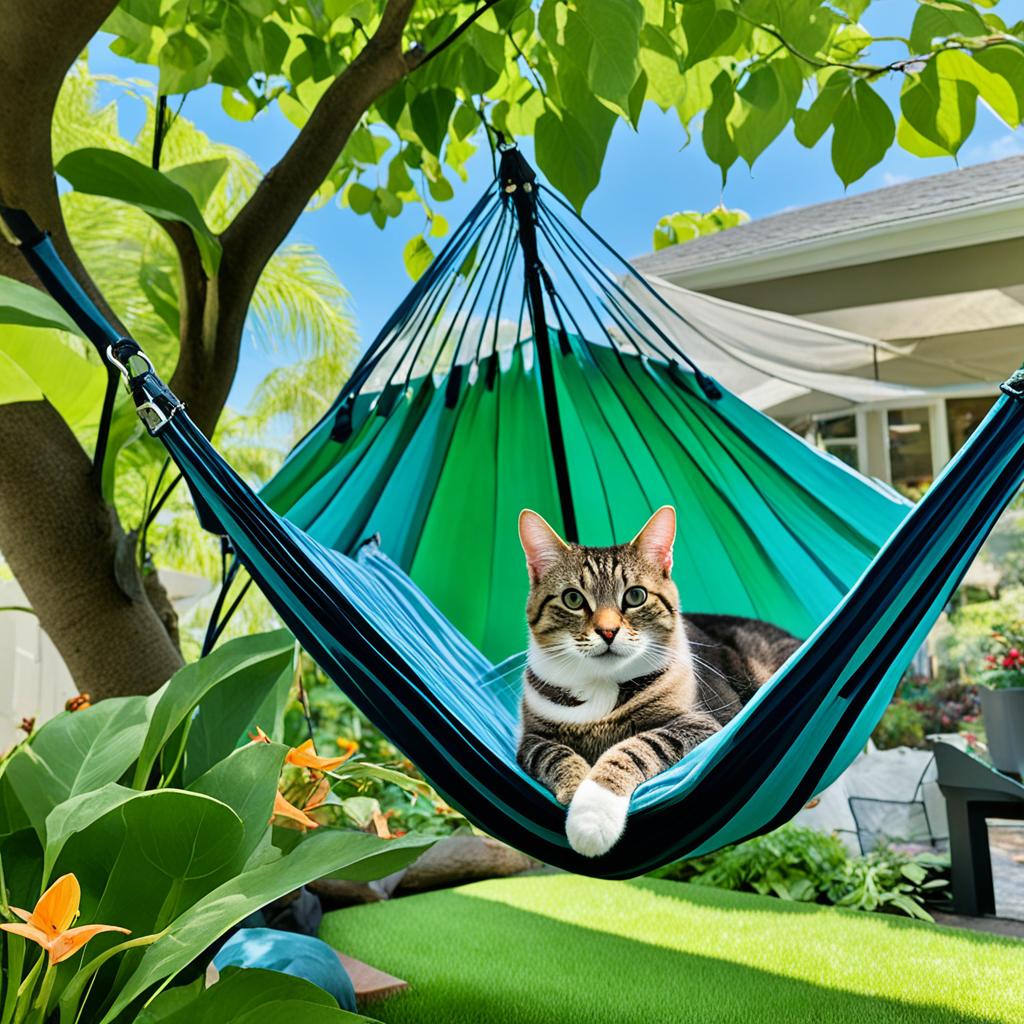 creating shaded areas for cats