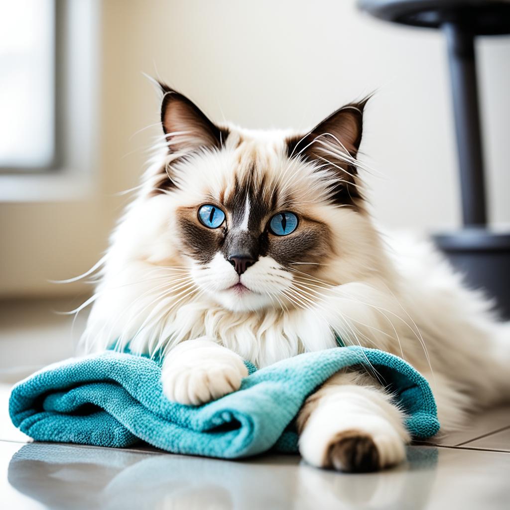 drying your cat