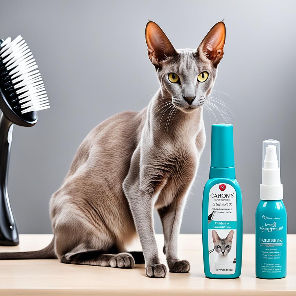 grooming routine for Oriental Shorthair cats