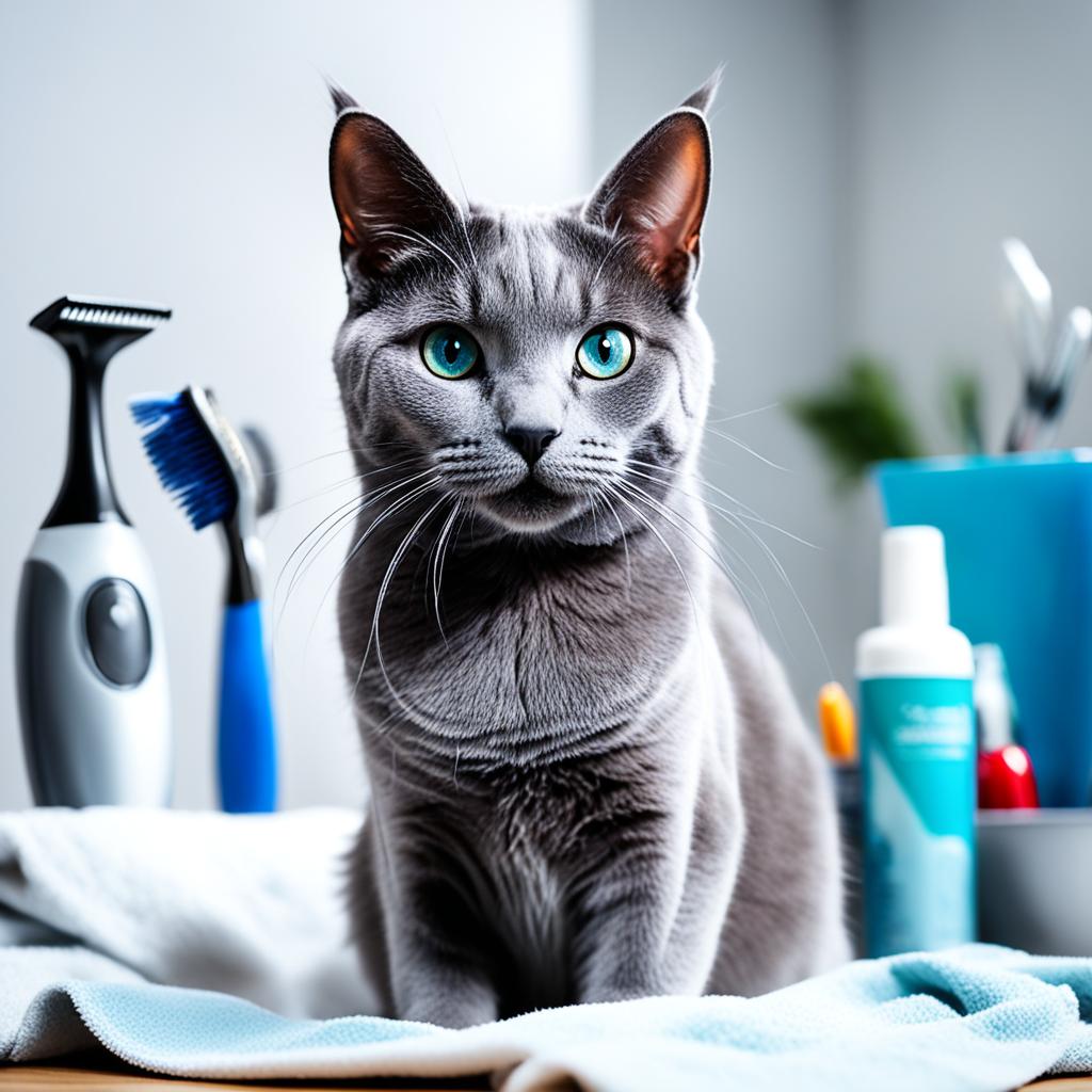 grooming tips for Russian Blue Cats grooming tips for Russian Blue Cats