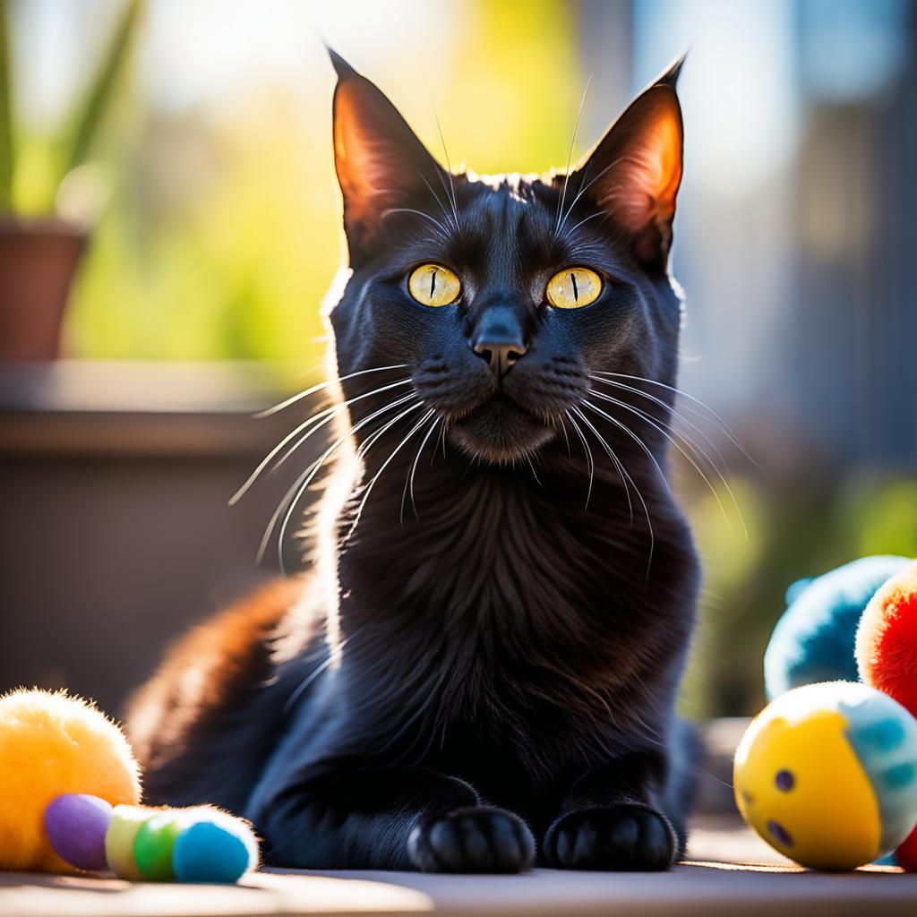 happy Bombay cat