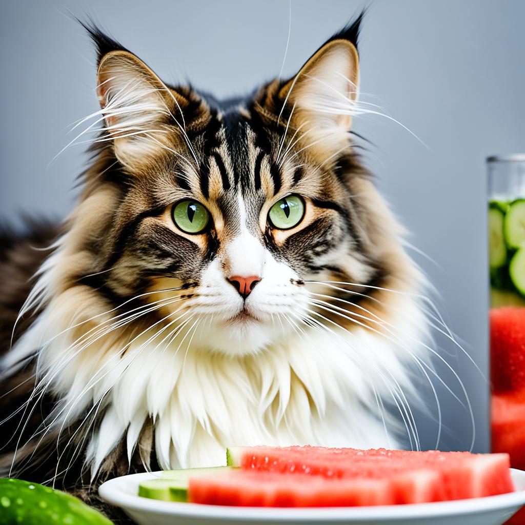 healthy cat fluids