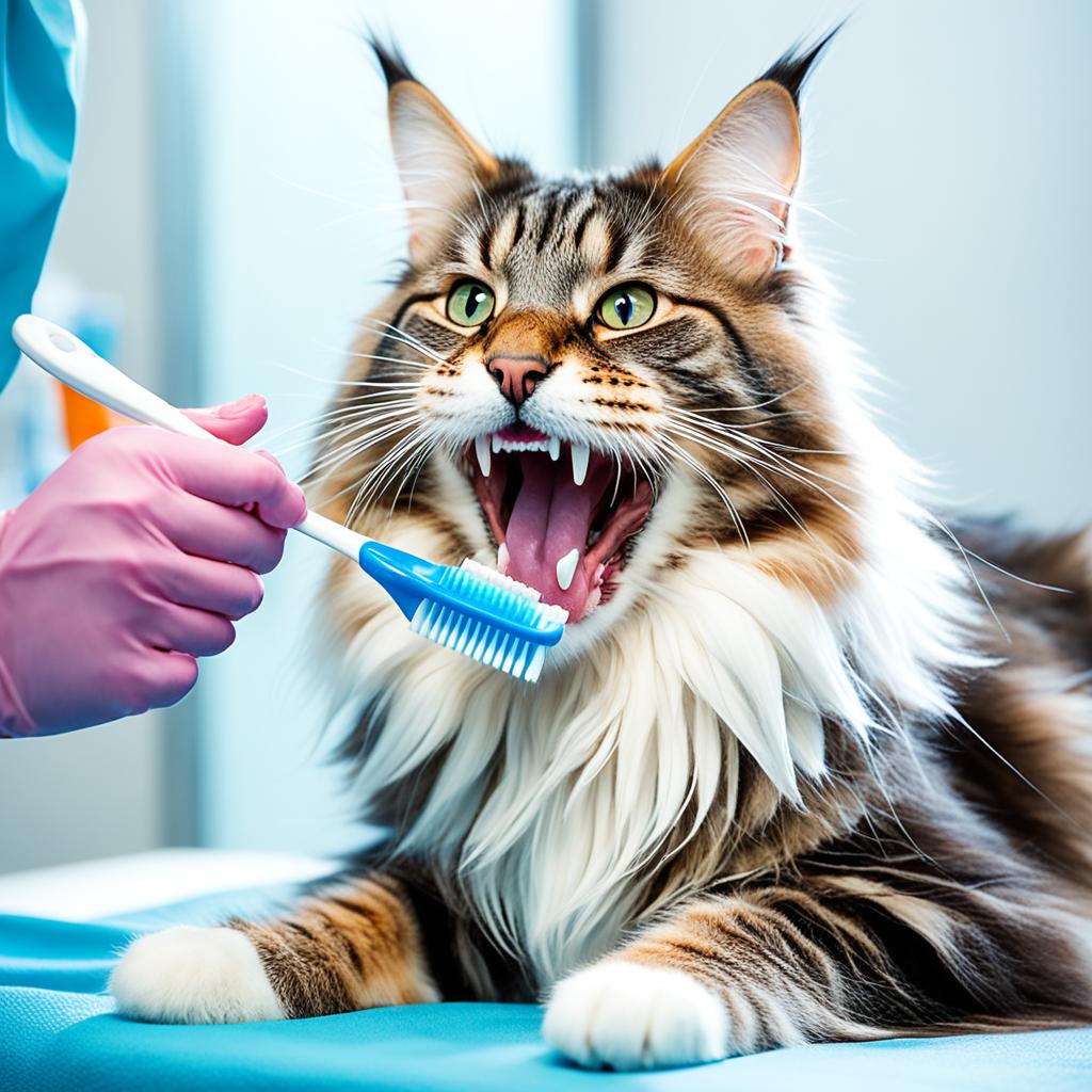 how to deal with a Maine Coon Cat’s Bad Breath