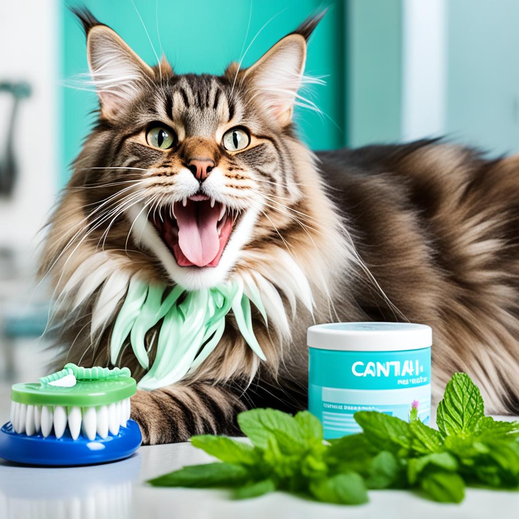 how to deal with a Maine Coon Cat’s Bad Breath