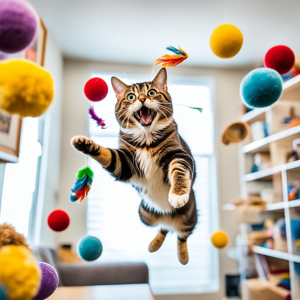 interactive play with Manx Cats