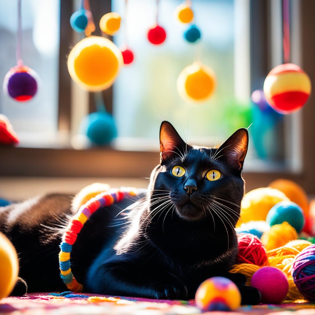joyful Bombay feline