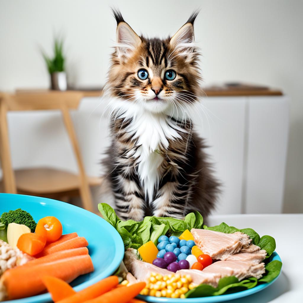 nMaine Coon kitten diet