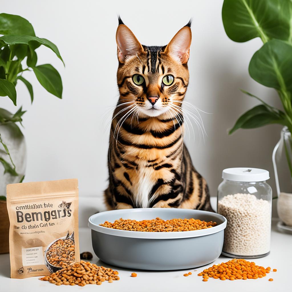 optimal feeding spots for Bengal cats