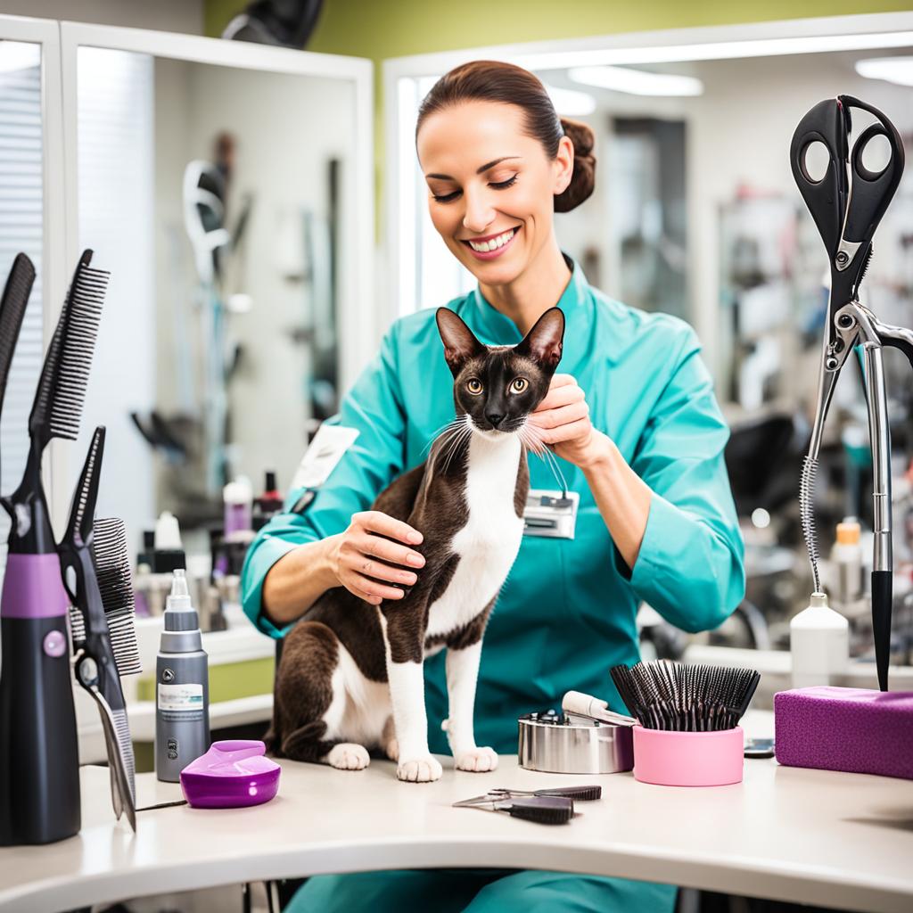 professional cat grooming
