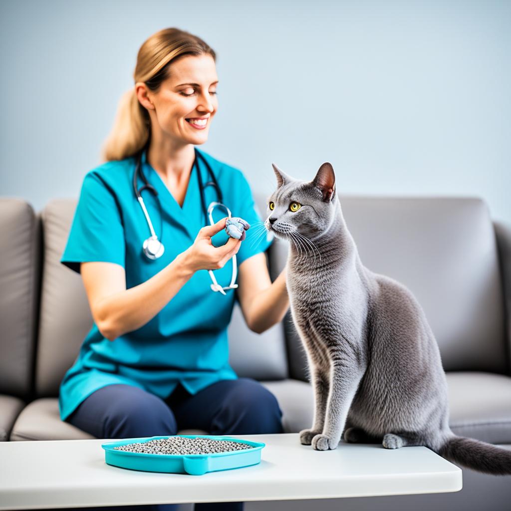 professional help for Russian Blue cat anxiety