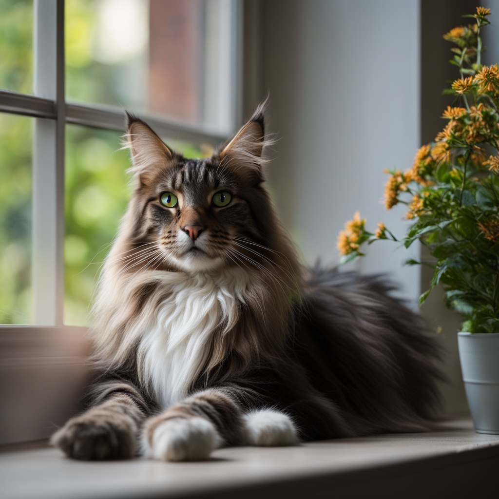 reasons for Maine Coon cat purring