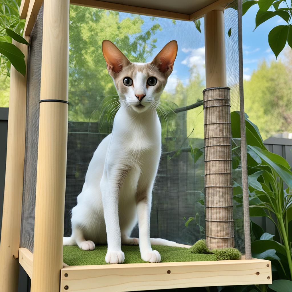 securing outdoor cat enclosure