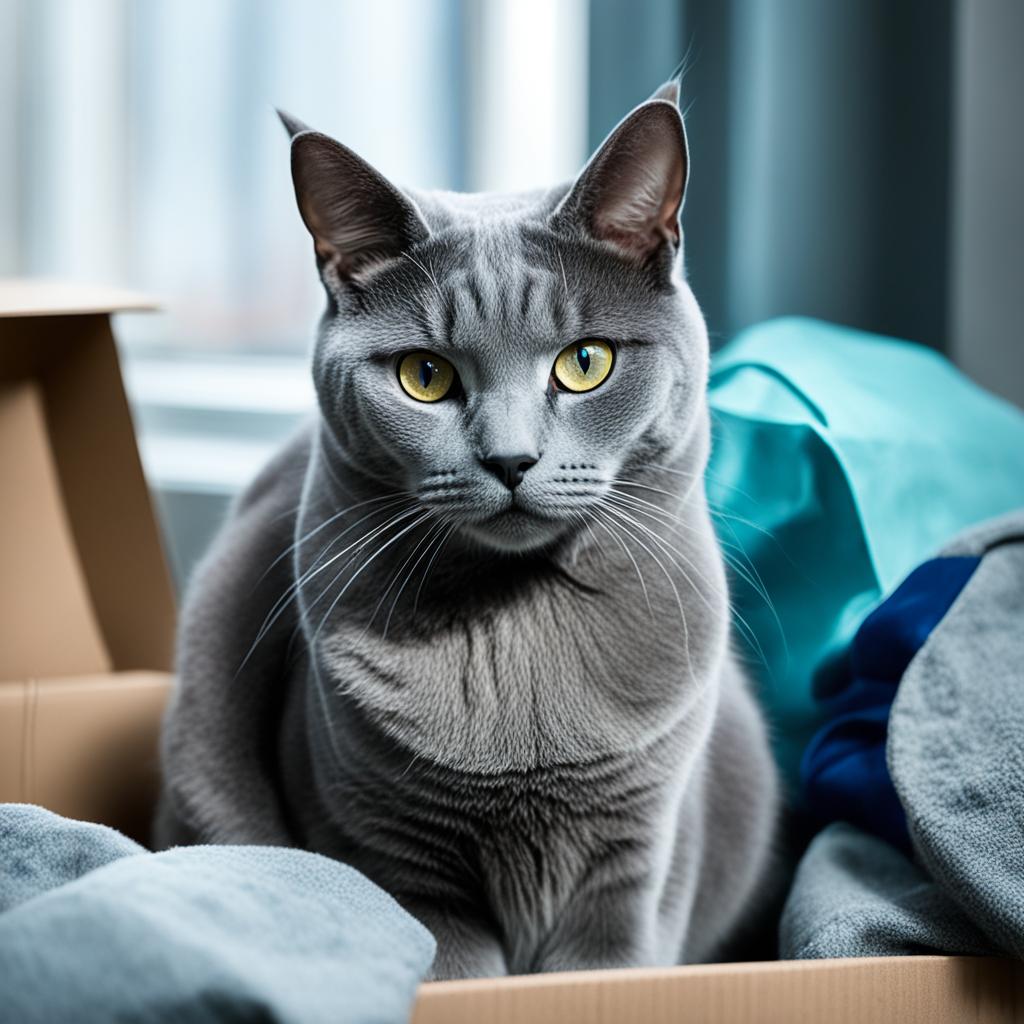 separation anxiety in Russian Blue cats