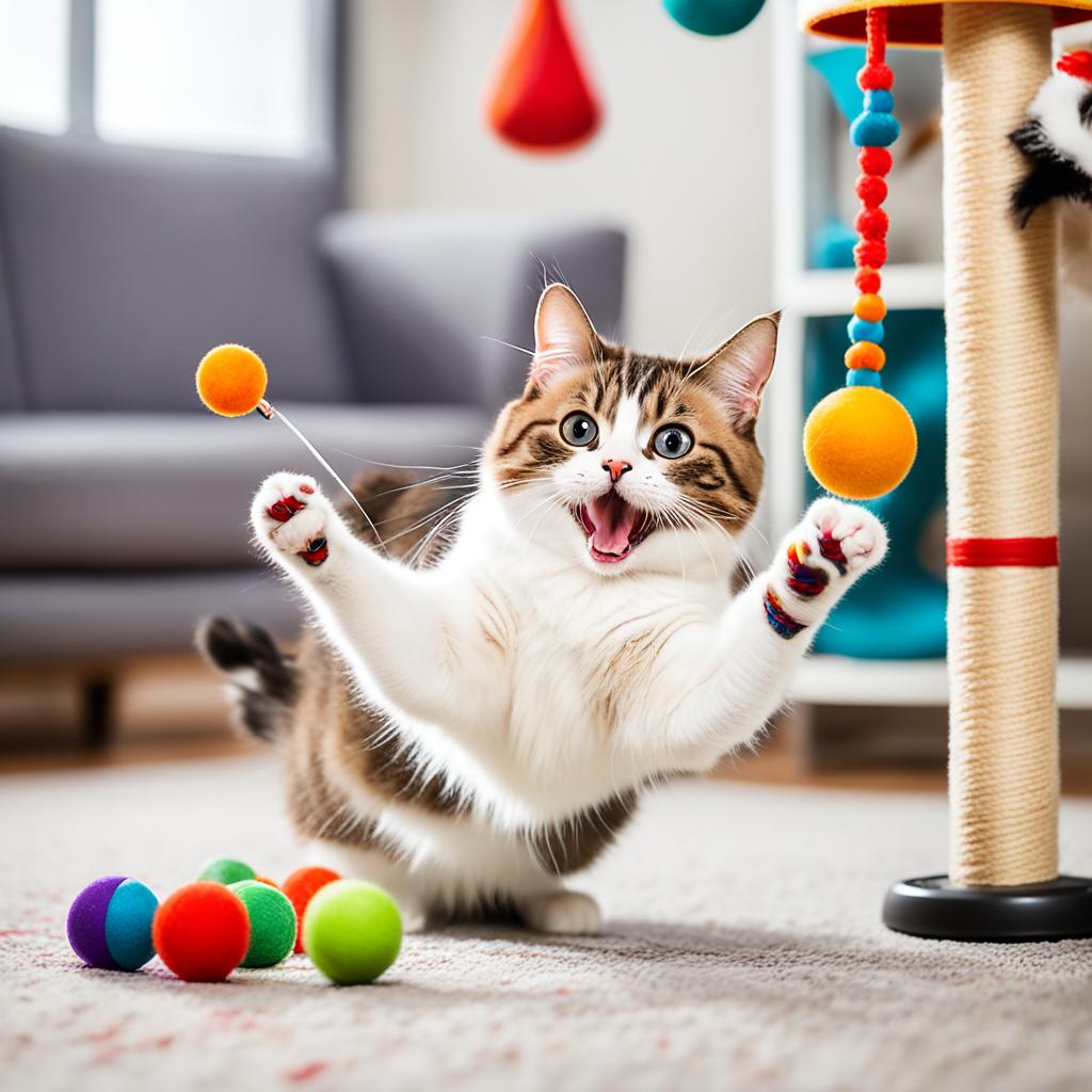 stimulating Munchkin cat toys