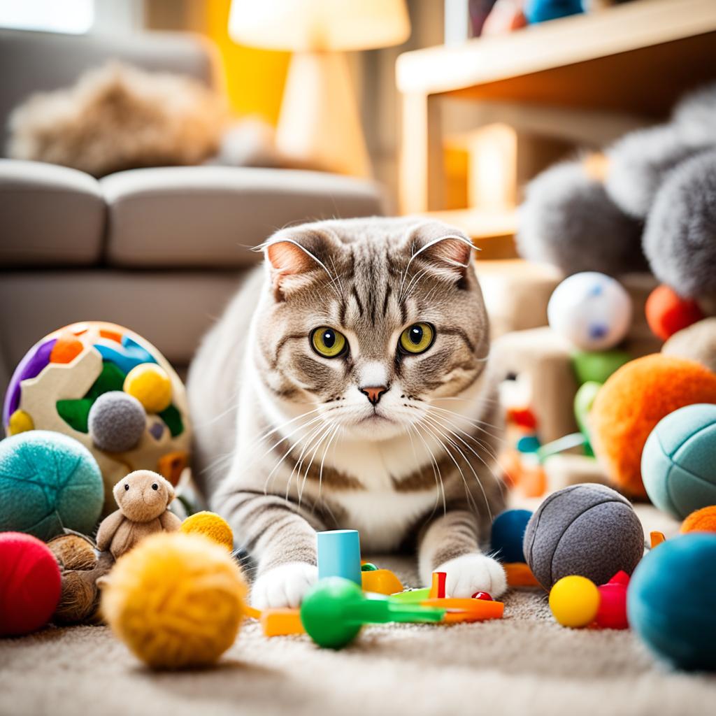 stimulating games for Scottish Fold cats