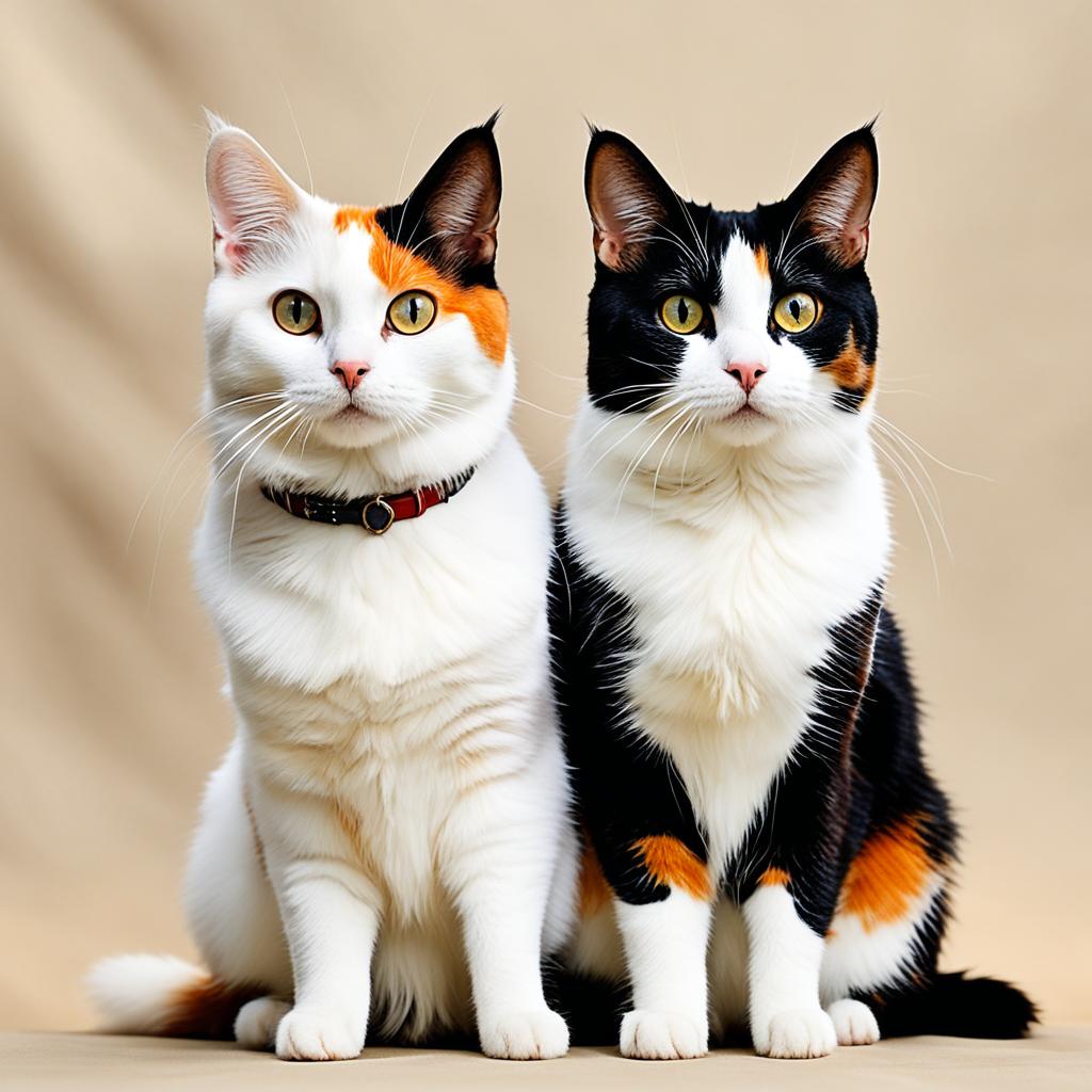 tri-color Japanese Bobtail Cats